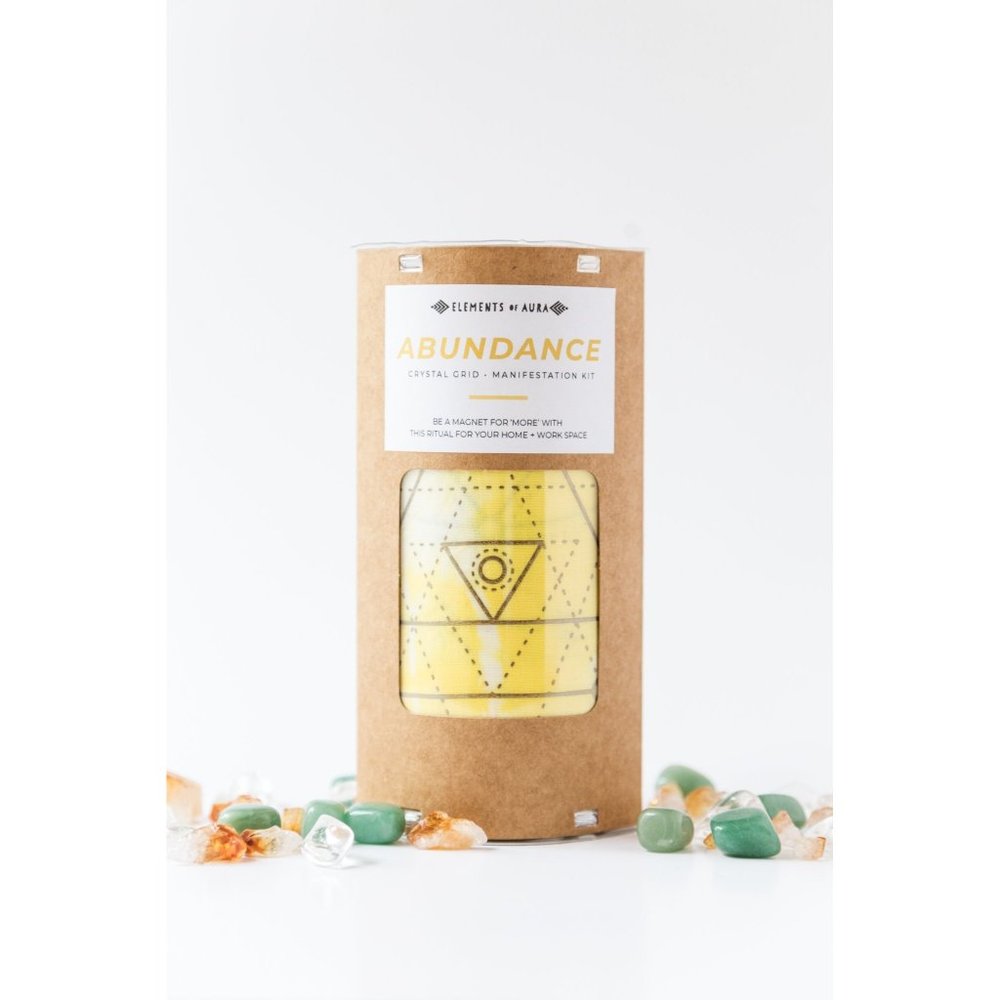 Abundance Intention Crystal Grid